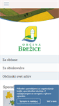 Mobile Screenshot of brezice.si